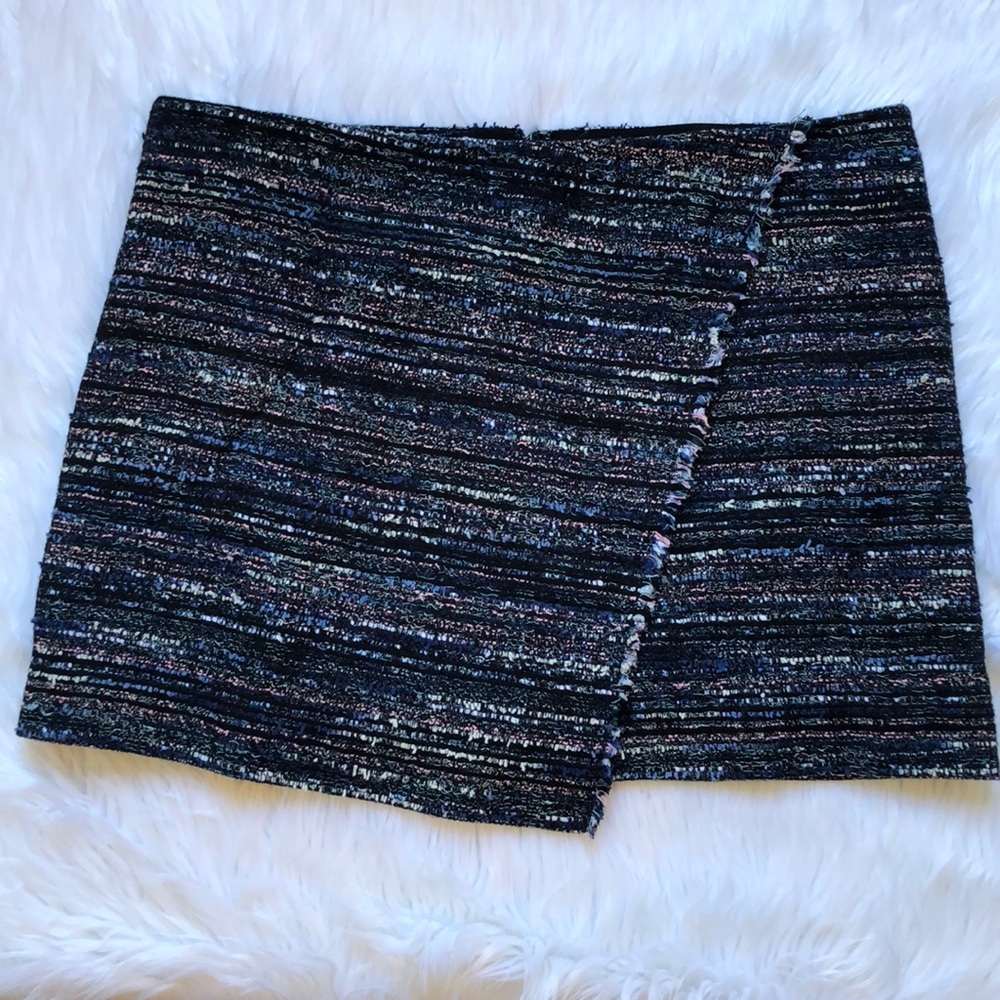 ALEXANDER WANG tweed wrap mini skirt NWT - Picture 1 of 7